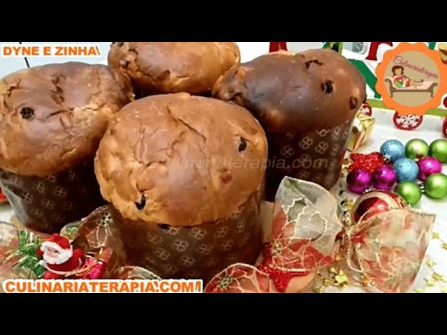 'Video thumbnail for Panetone Caseiro Igual ao Profissional @Culinariaterapia'