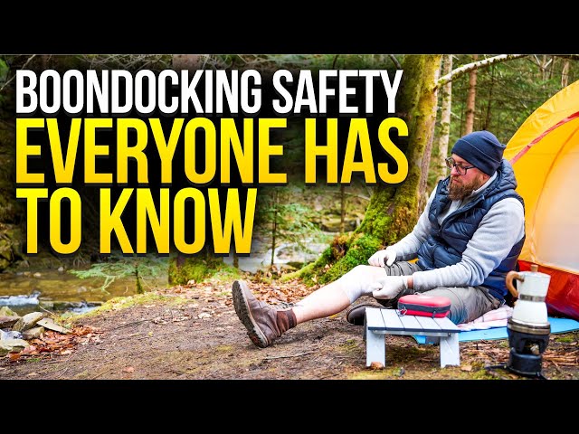 Video thumbnail for Stay Safe Boondocking: Tips For Full Time Dockers