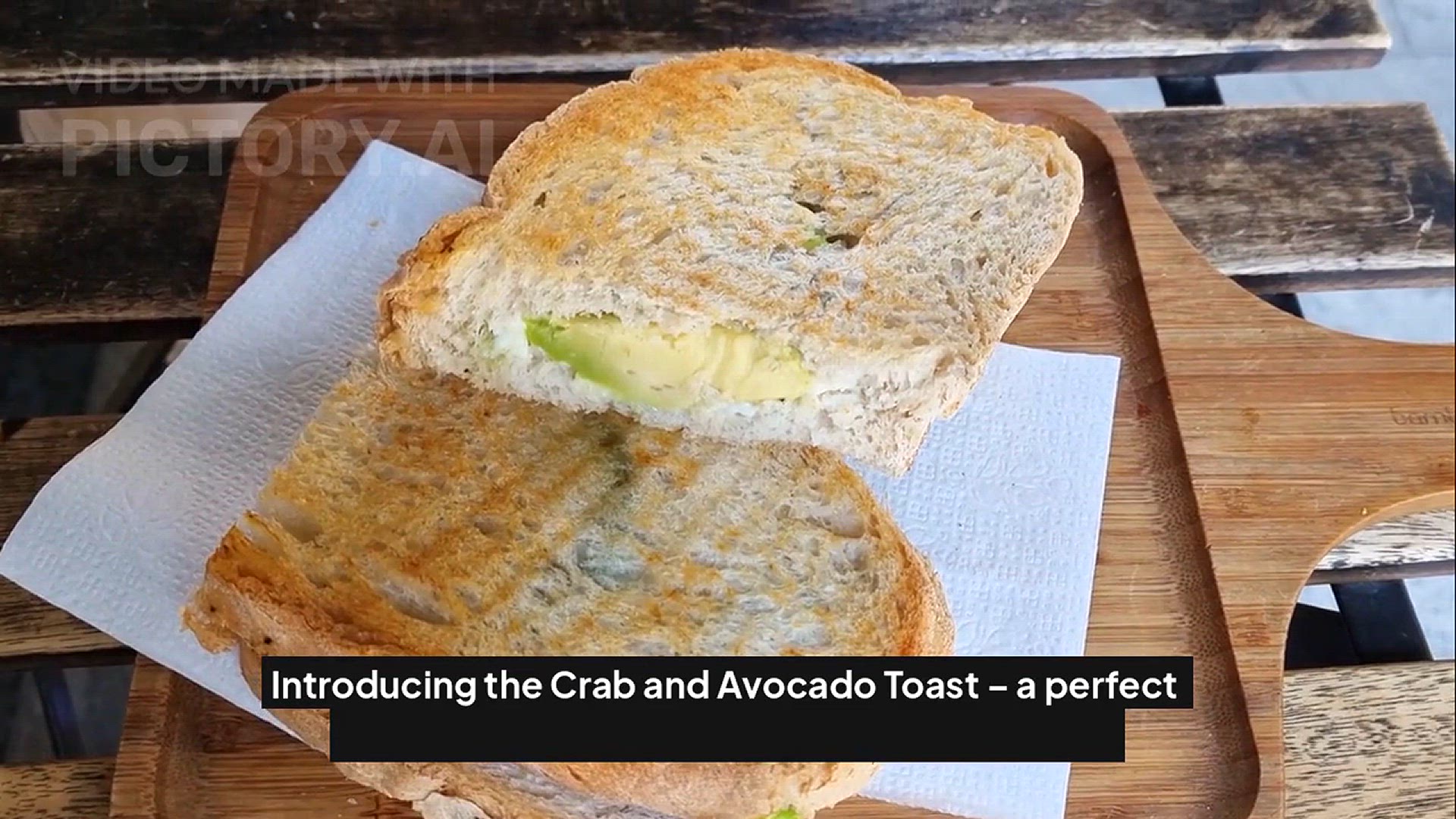 Video thumbnail for Crab and Avocado Toast A Delicious and Elegant Breakfast