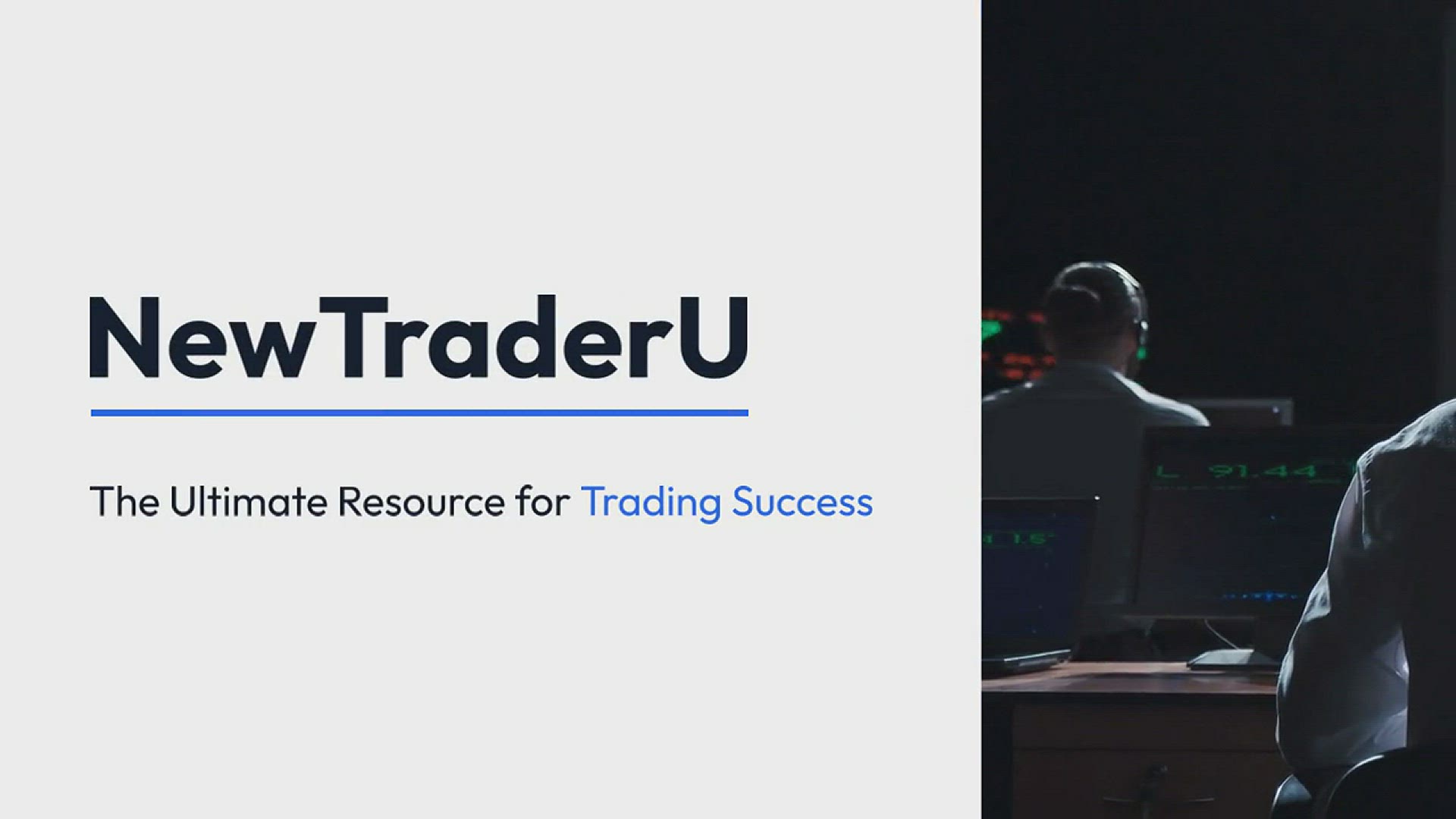 'Video thumbnail for NewTraderU - The Ultimate Resource for Trading Success'