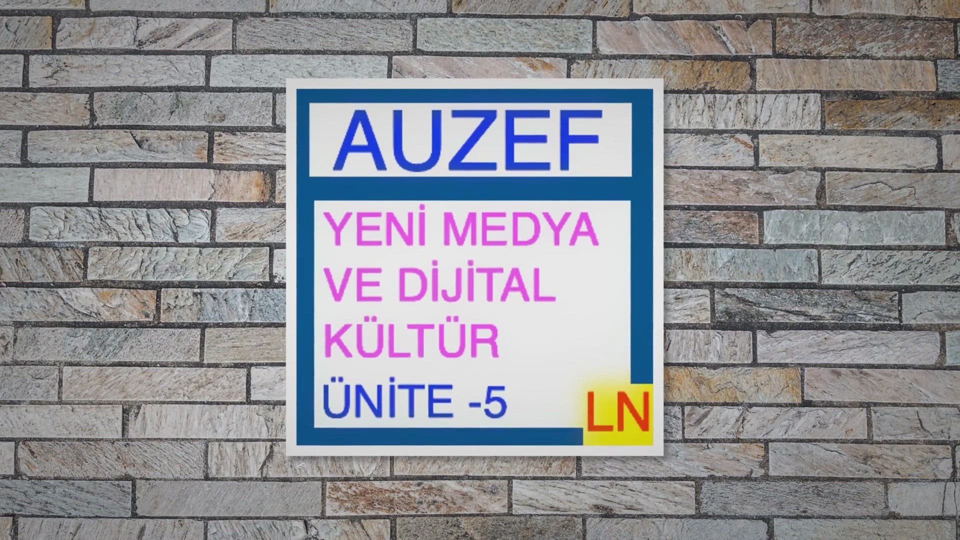 'Video thumbnail for Yeni Medya ve Dijital Kültür Ünite - 5 Sosyal Medya ve Gelişim Süreci – '