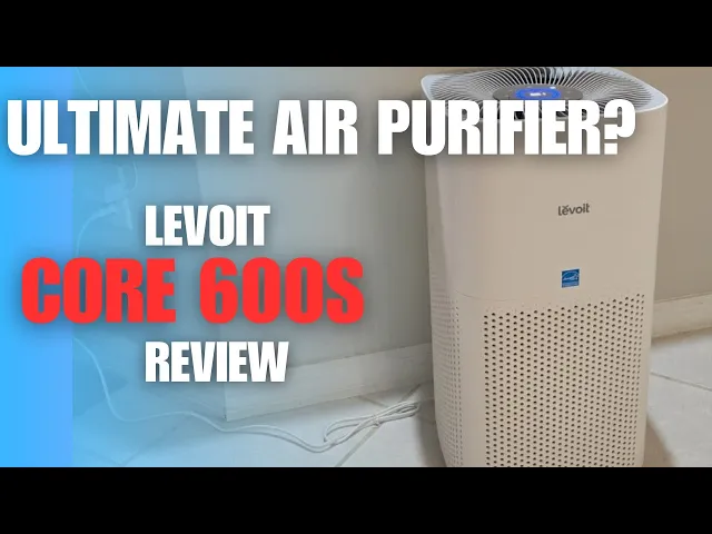 Video thumbnail for Levoit Core 600s Air Purifier Review (Best For LARGE Rooms)
