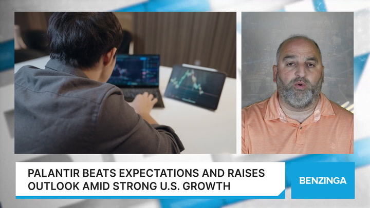 Video thumbnail for Palantir Beats Expectations And Raises Outlook Amid Strong U.S. Growth