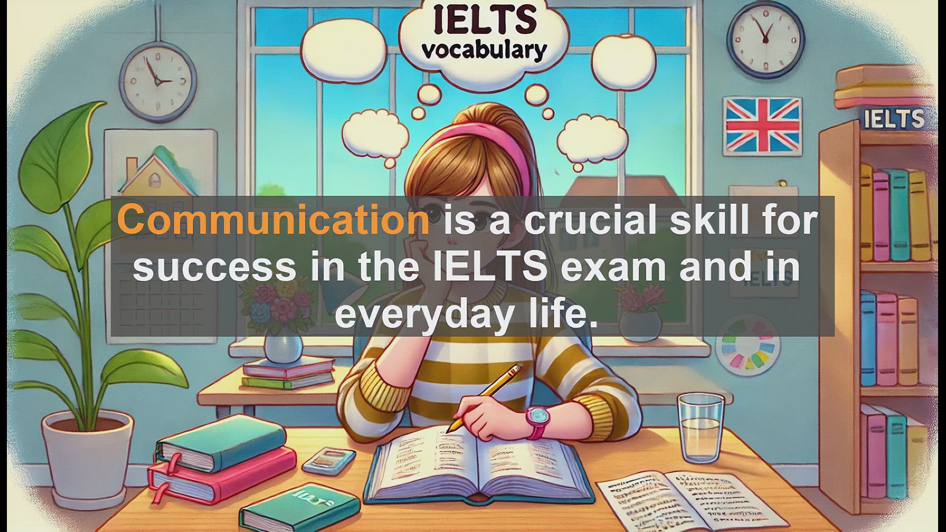 'Video thumbnail for 2500 Must Know IELTS 5.5 Vocabulary - IELTS Vocabulary: Understanding 'Communication' for Band 5.5 and Above'