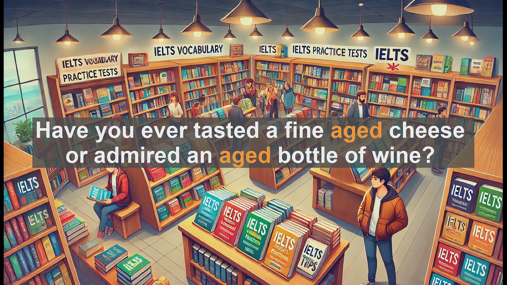 'Video thumbnail for 2500 Must Know IELTS 5.5 Vocabulary - Understanding 'Aged': Key IELTS Vocabulary for Band 5.5+'