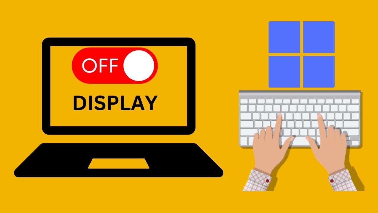 'Video thumbnail for How to Turn Off Windows 11 Laptop Monitor Display with a Keyboard Shortcut | GearUpWindows Tutorial'