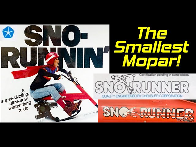 Video thumbnail for Sno-Runner! the story behind the smallest Mopar...