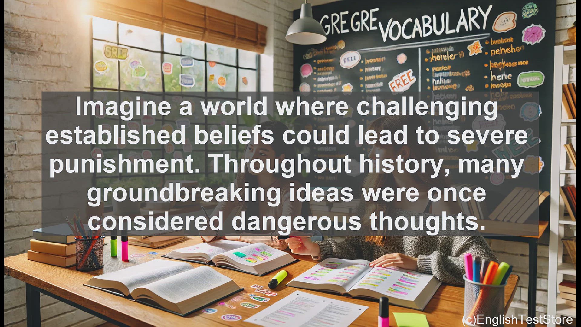 'Video thumbnail for GRE Vocabulary Lesson: Heresy - Challenging Established Beliefs'