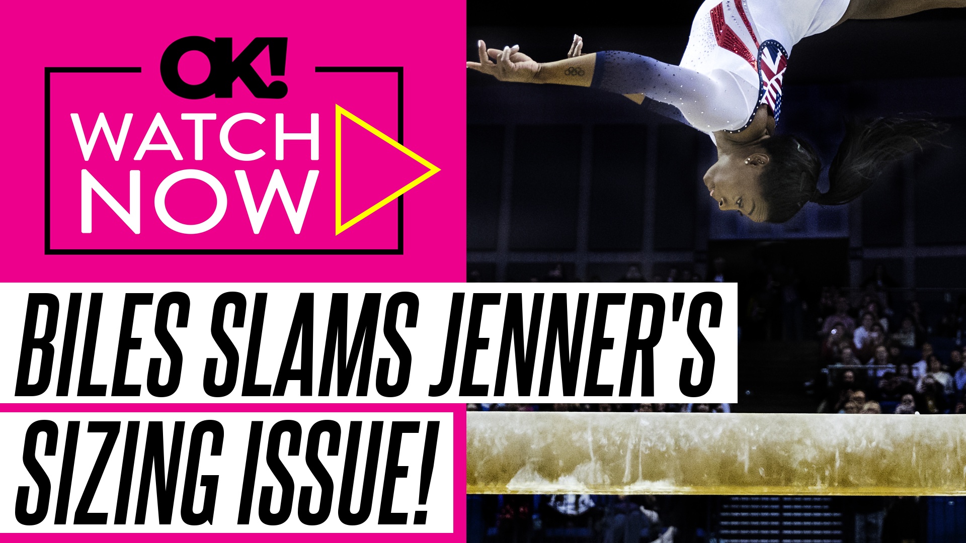 'Video thumbnail for Simone Biles Blasts Kylie Jenner's Clothing Line for Inaccurate Sizing: 'This Is a Crime!''