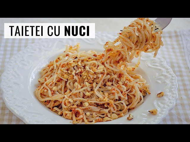 'Video thumbnail for Tăieței cu 👌 NUCI și PESMET CARAMELIZAT. Fix ca în copilărie! 🙂'