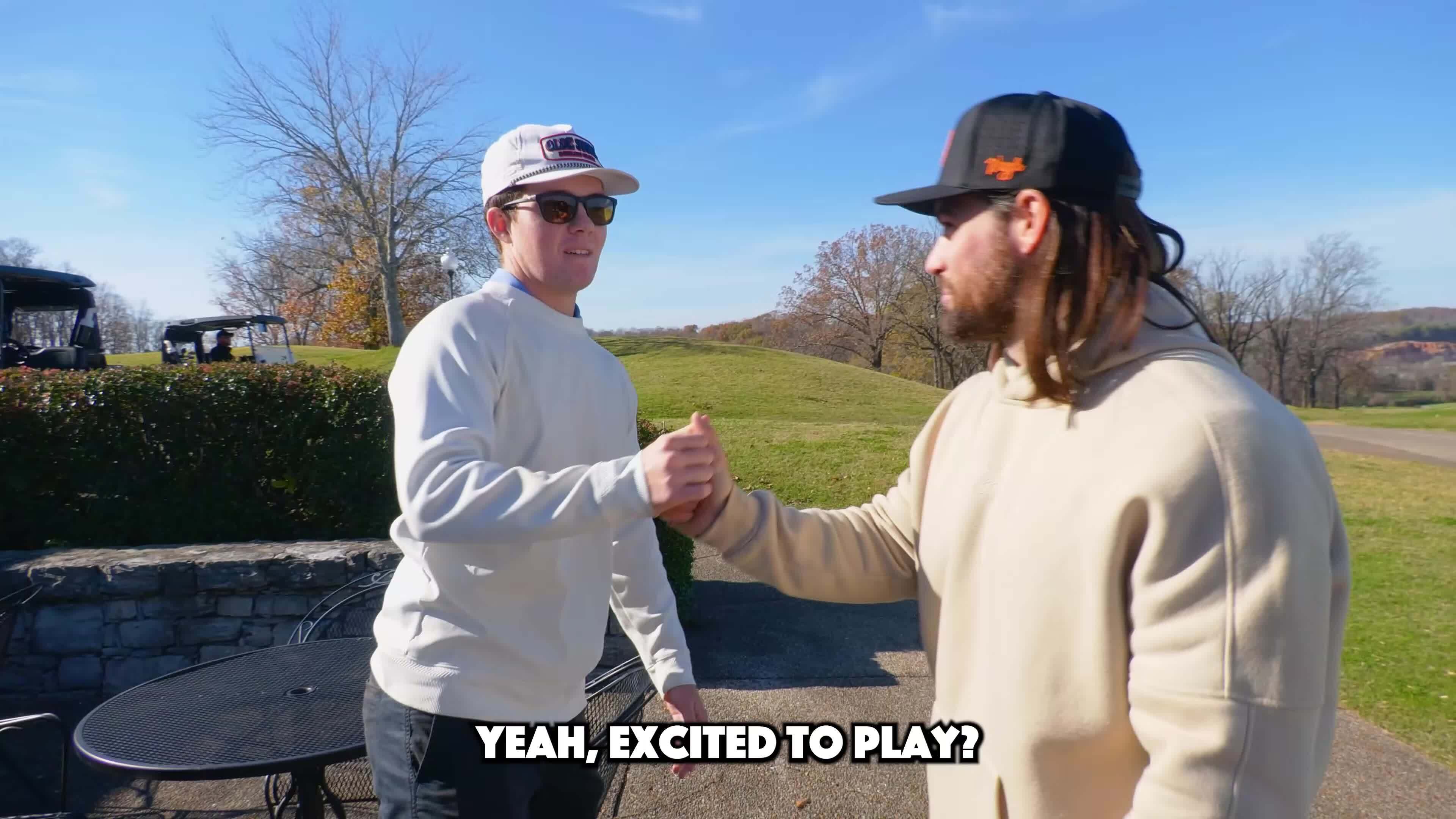 Video thumbnail for Giving a random golfer $2000...?