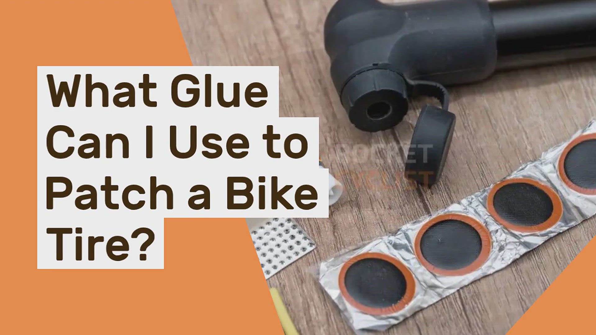 'Video thumbnail for What glue can I use to patch a bike tire?'