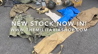 Video thumbnail for New stock now in at The Militaria Shop!