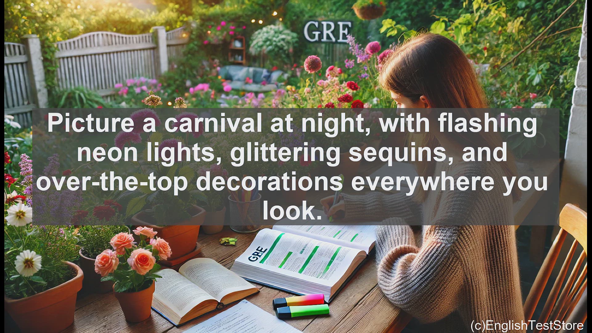 'Video thumbnail for GRE Vocabulary Lesson: Gaudy - The Flashy Word for Excessive Showiness'