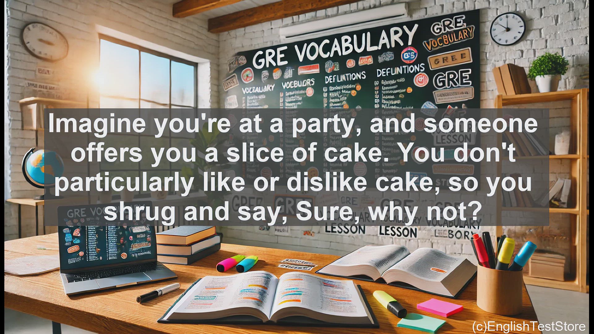 'Video thumbnail for GRE Vocabulary Lesson: Exploring the Meaning of Indifference'