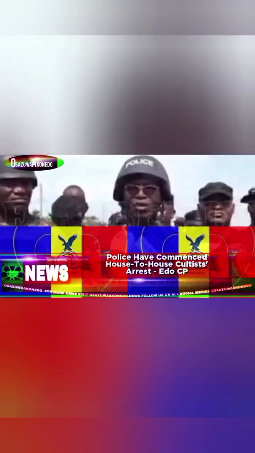 'Video thumbnail for Police Have Commenced House-To-House Cultists' Arrest - Edo CP '