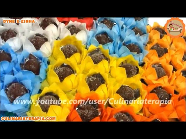 'Video thumbnail for Docinho Negrito de Festa Junina ou Qualquer Ocasião - Docinho de Chocolate e Amendoim'