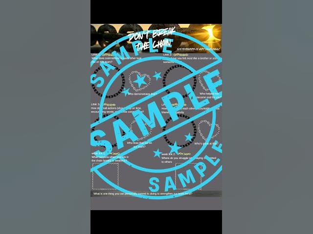 Video thumbnail for Don’t Break The Chain!