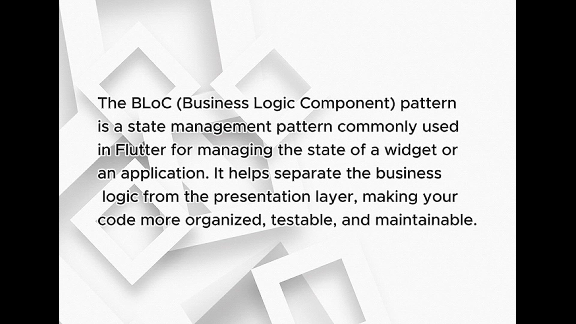 'Video thumbnail for Flutter BLoC Pattern Tutorial - State Management Made Easy'