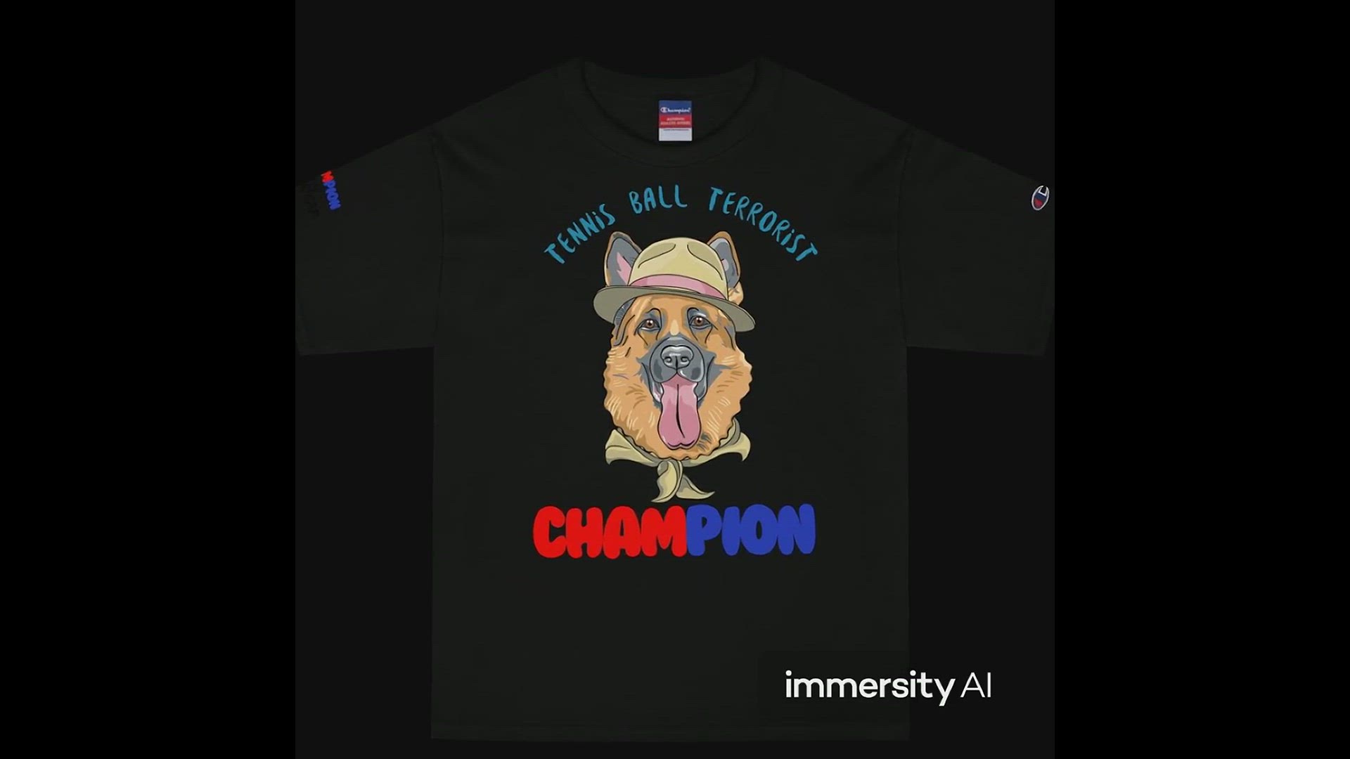 Video thumbnail for Men’s Champion T-Shirt BaLoo-Star-Cap Tennis Ball Terrorist