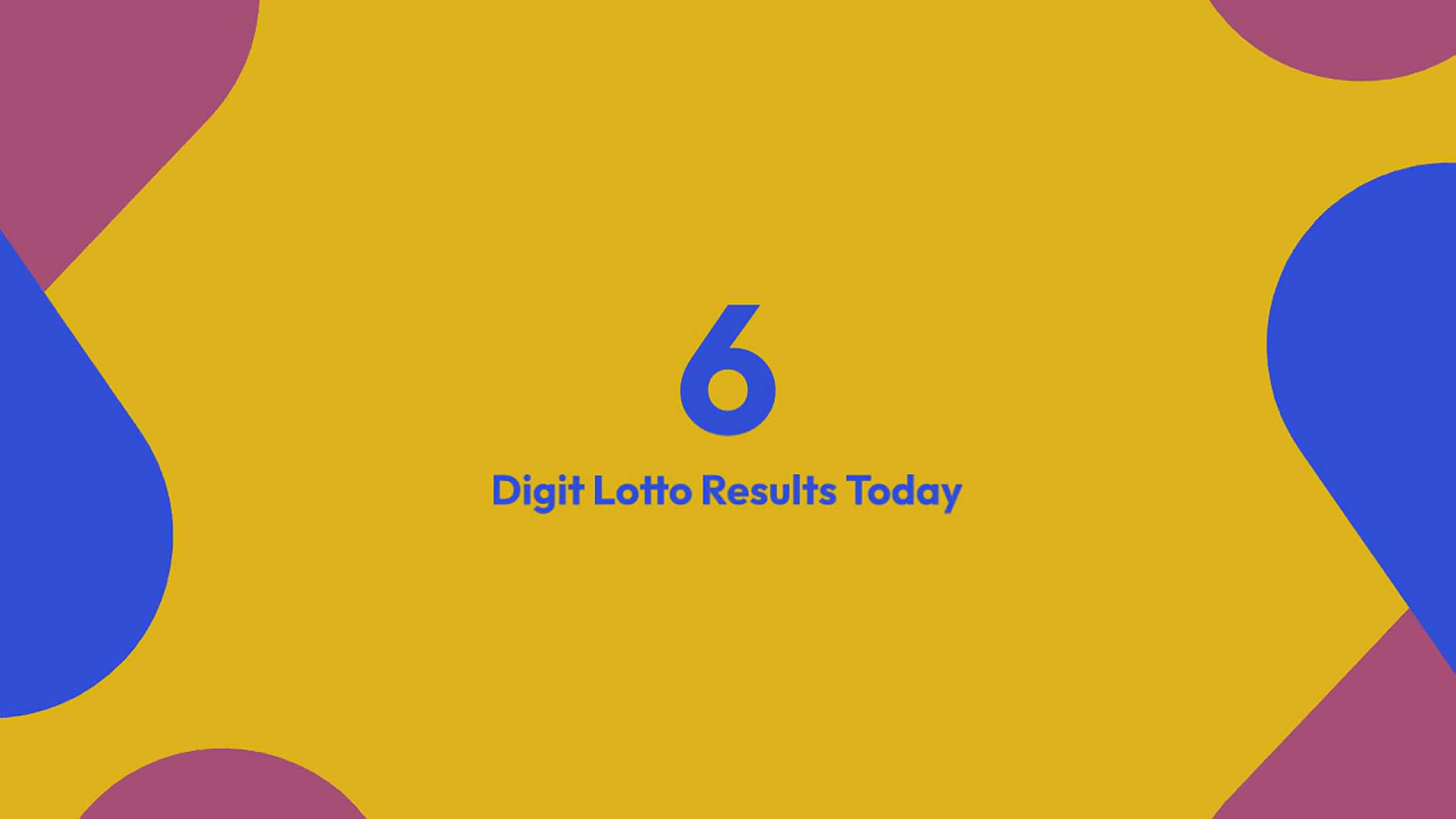 Lotto 6 store digit result today