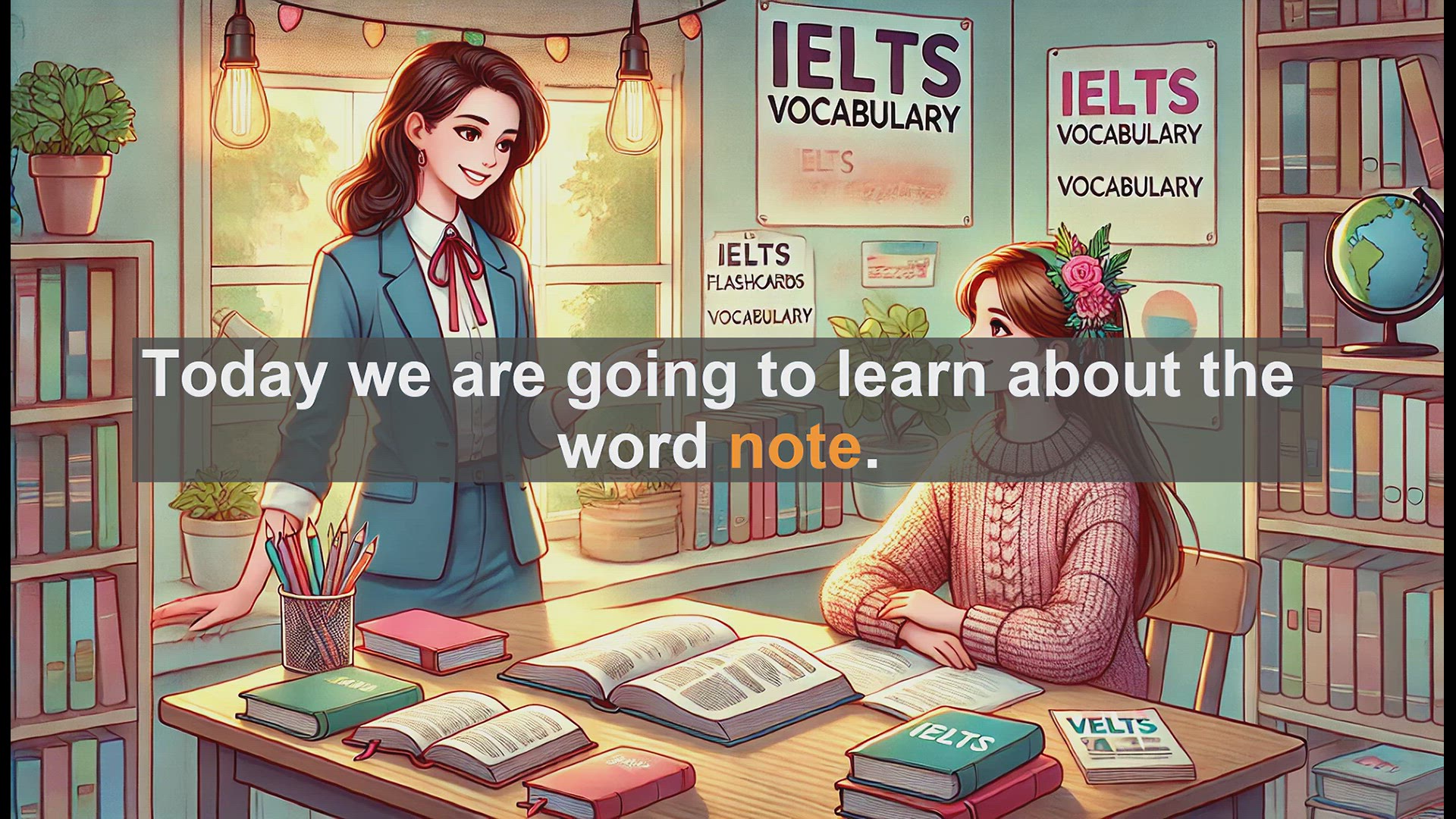 'Video thumbnail for 2500 Must Know IELTS 5.5 Vocabulary - Understanding the Word 'Note': Meanings and Uses'