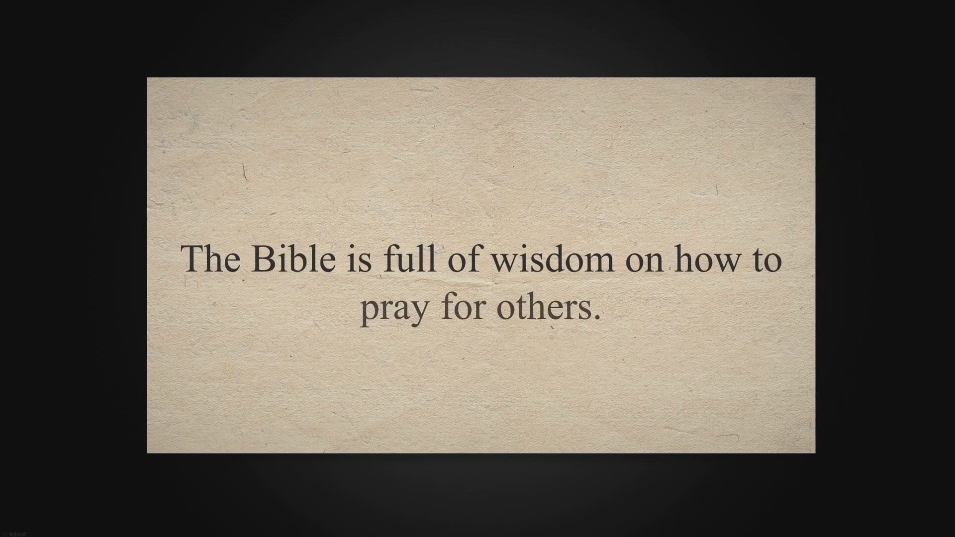 'Video thumbnail for 10 Bible Verses to Guide Your Prayers for Others: Praying with Purpose and Compassion'