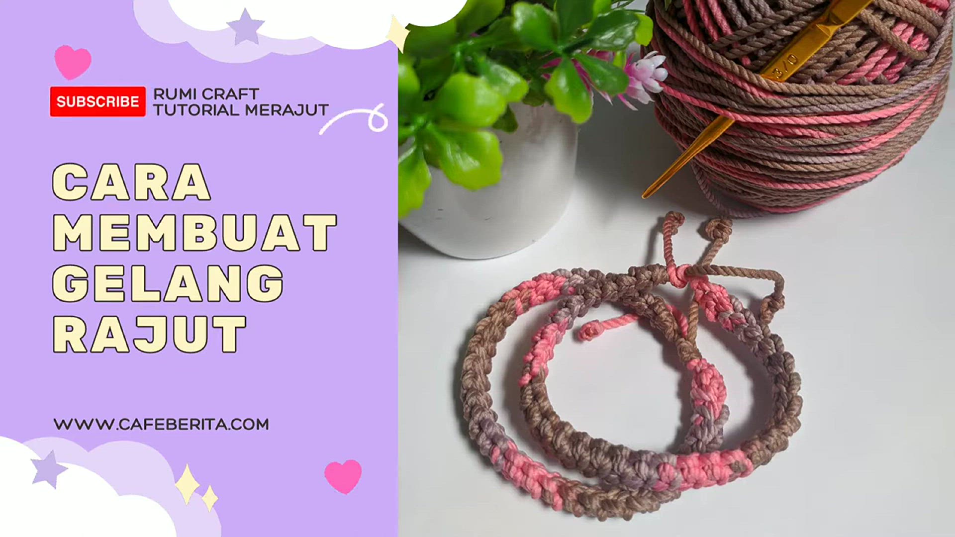Video thumbnail for Crafting Joy Your Ultimate Guide to Making Bracelets with Knitting Yarn