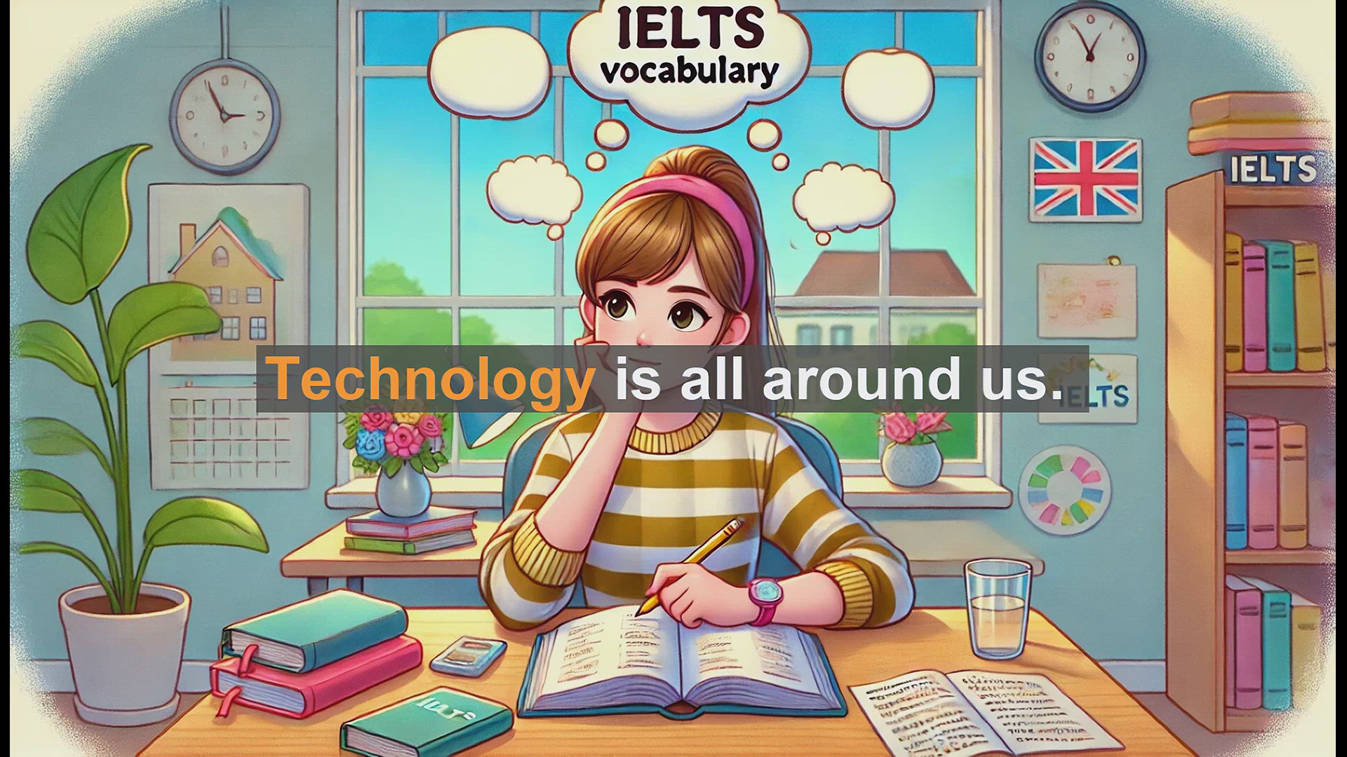 'Video thumbnail for 2500 Must Know IELTS 5.5 Vocabulary - Understanding 'Technology' for IELTS: Definition, Usage, and Examples'