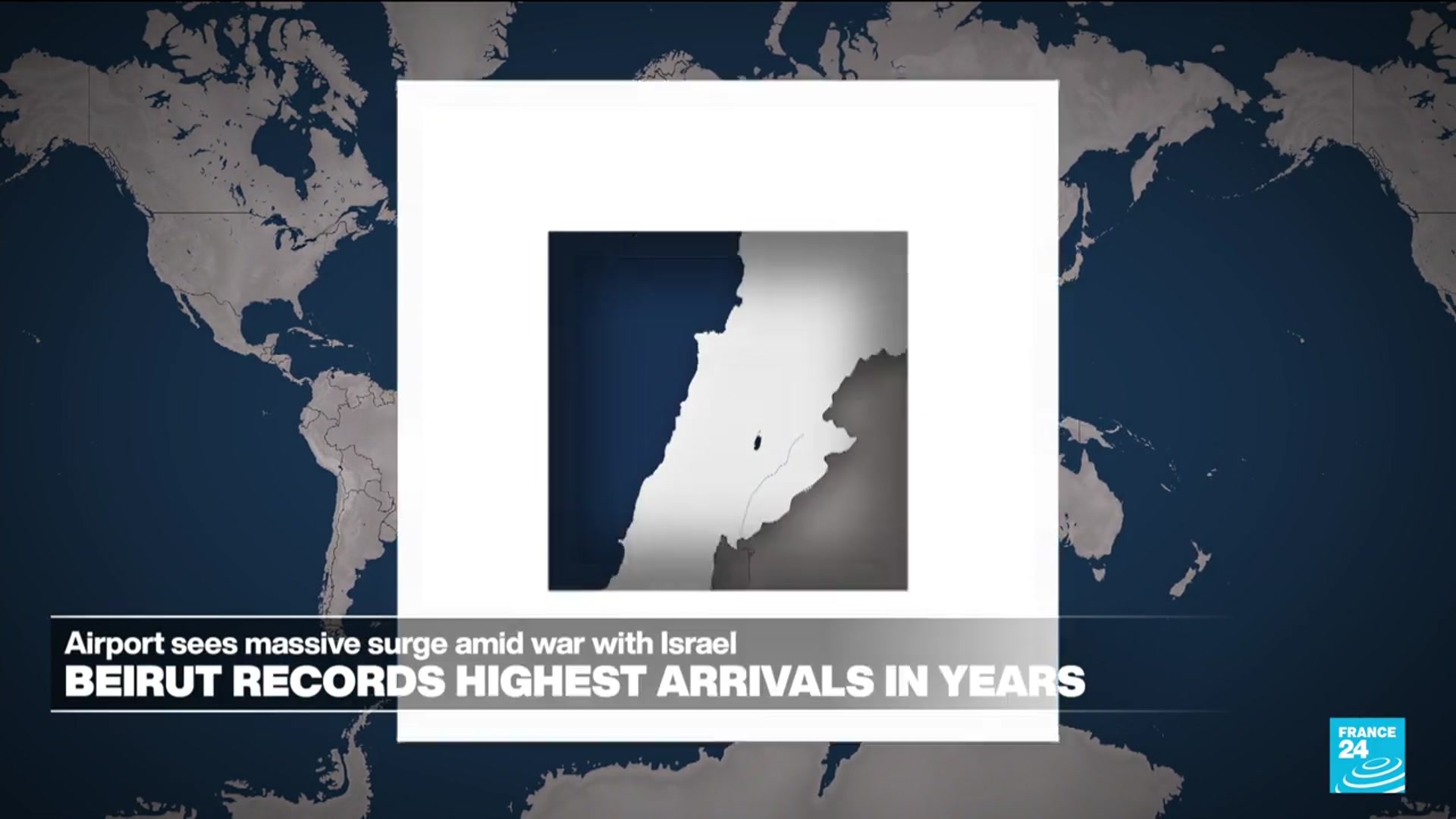 'Video thumbnail for Strong tourist activity in Beirut despite the war with Israel'