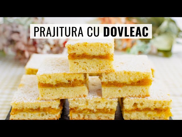 'Video thumbnail for 🎃 Prăjitură TURNATĂ cu DOVLEAC ras - cu blaturi pufoase și umplutură aromată'