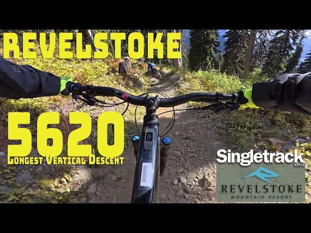 'Video thumbnail for REVELSTOKE 5620 TRAIL - Longest Vertical Drop Trail in North America'