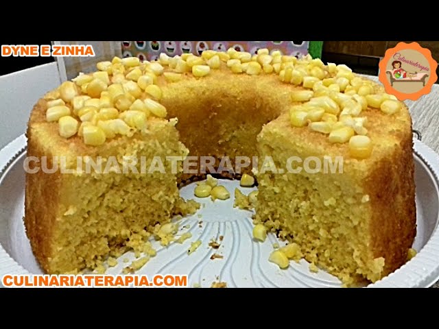 'Video thumbnail for Bolo de Milho Verde e Flocão de Milho - Culinária Terapia por Dyne e Zinha'