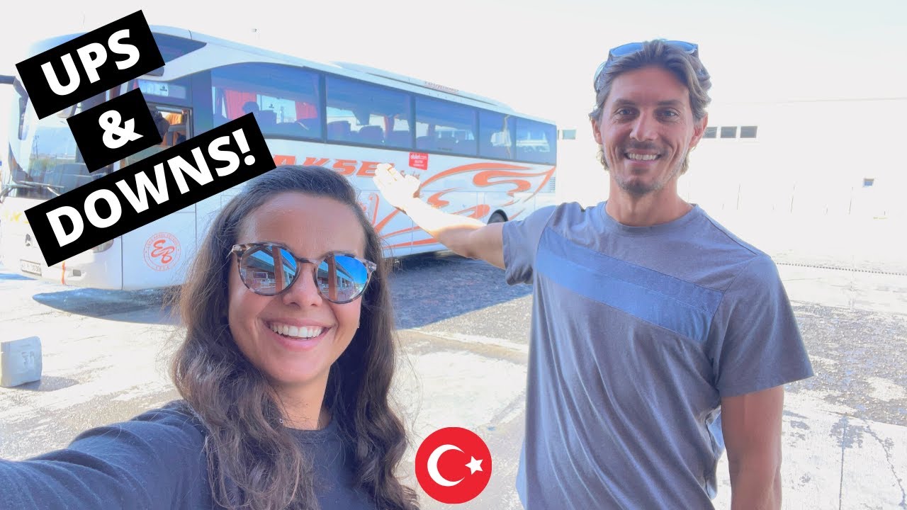 'Video thumbnail for Turkey BUS Travel // From PAMUKKALE to KONYA!! // Our FIRST REAL Bus Experience in Turkey!'