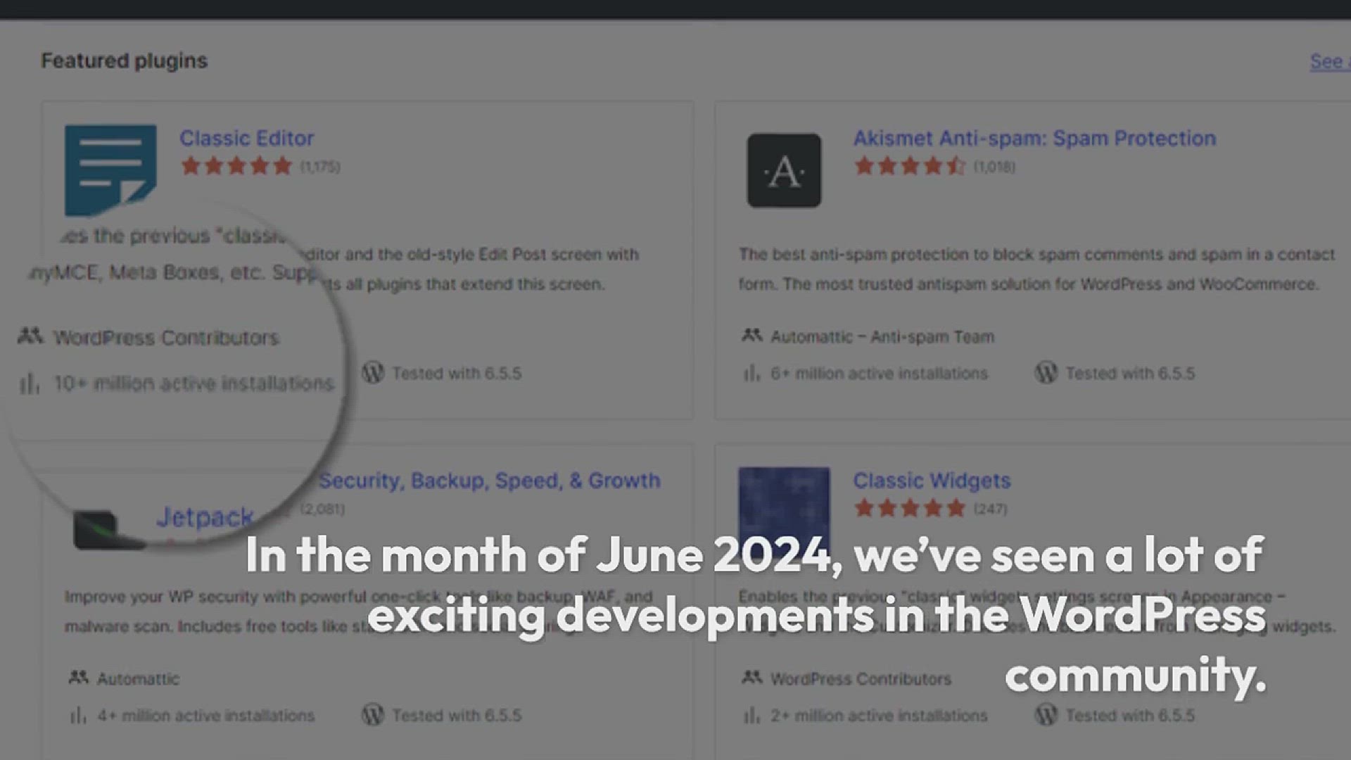 'Video thumbnail for WPBeginner Spotlight 01 – Plugin Acquisitions, New Features + More WordPress News'