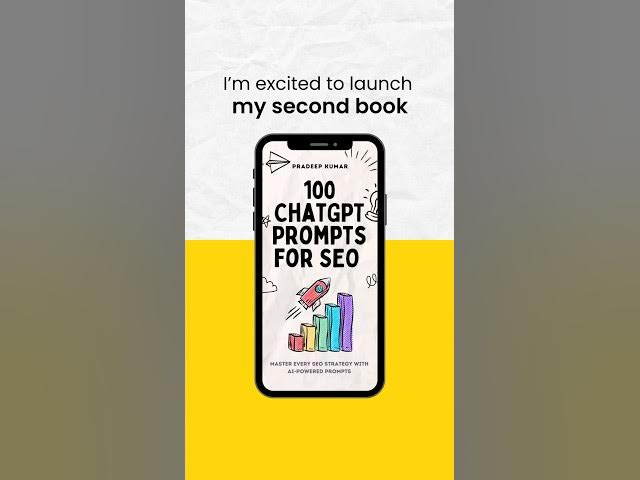 Video thumbnail for ChatGPT Prompts for SEO