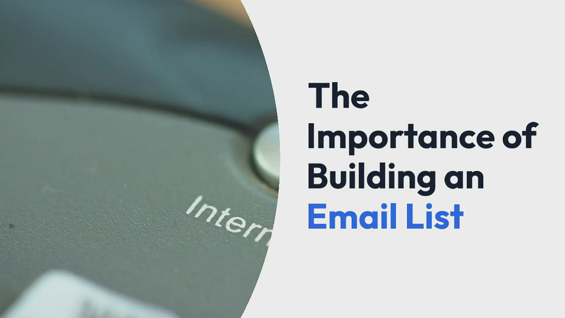 'Video thumbnail for How to Build a List to Turn Visitors into Buyers'