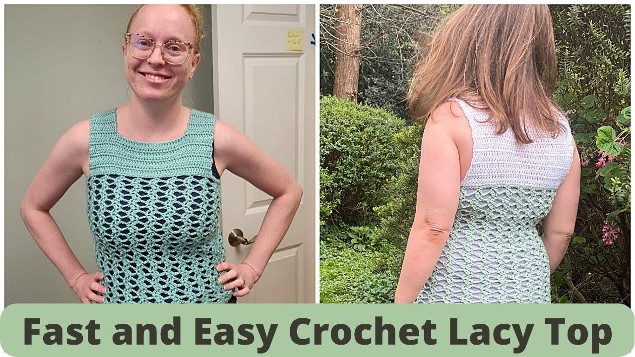 Easy Crochet Bow Crop Top, Free Pattern
