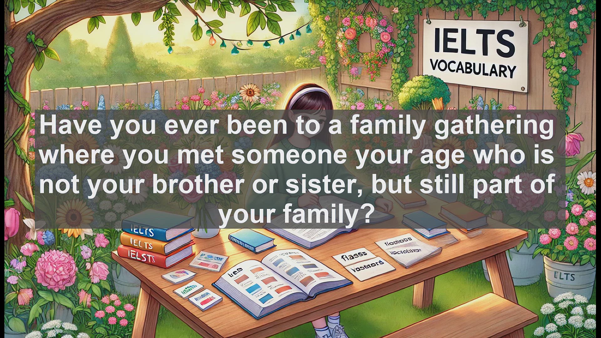 'Video thumbnail for 2500 Must Know IELTS 5.5 Vocabulary - Understanding 'Cousin' in English: Family Relationships Explained'
