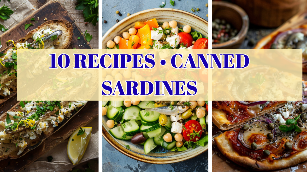 Video thumbnail for 10 Easy Recipes with Canned Sardines | High-Protein, Budget-Friendly Meals