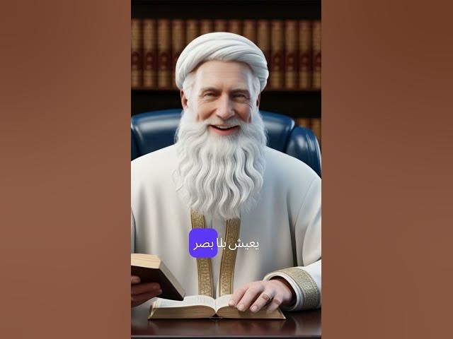 Video thumbnail for يمكن للإنسان أن يعيش بلا بصر  #خواطر_دينية #معلومات_دينية #اكسبلور_فواو  #صلوا_على_النبي #الله