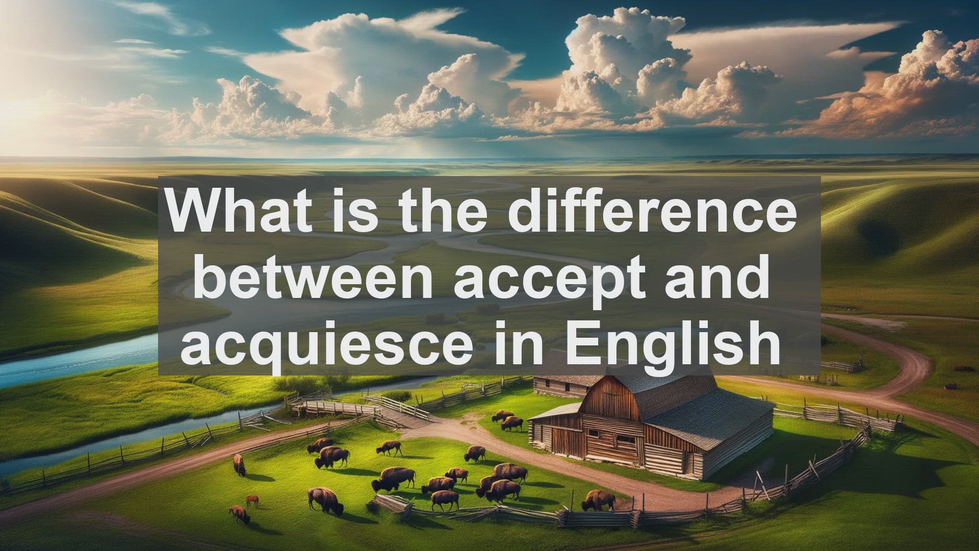 'Video thumbnail for What is the difference between accept and acquiesce in English?'