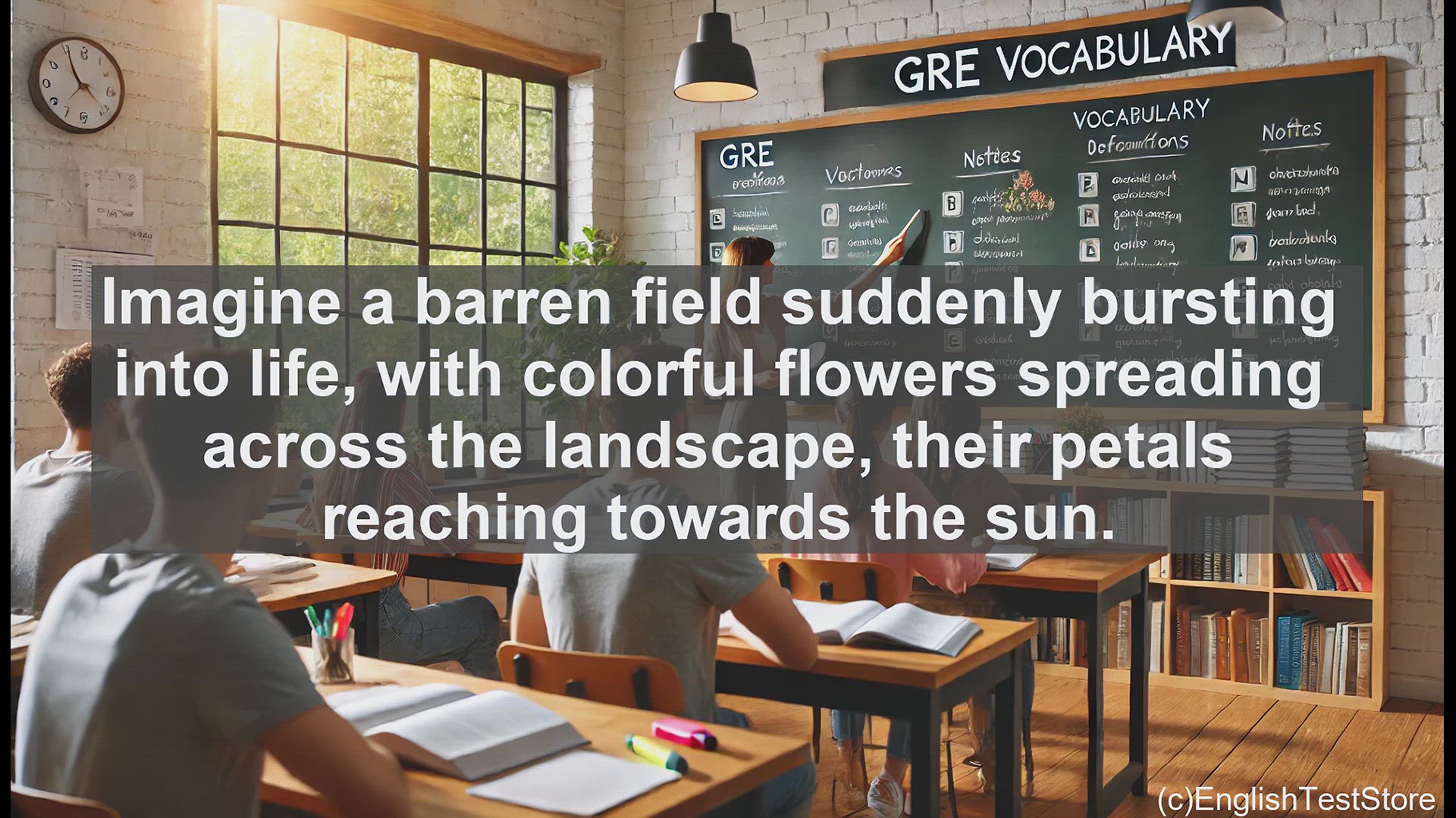 'Video thumbnail for GRE Vocabulary Lesson: Flourish - Mastering a Vibrant GRE Vocabulary Word'