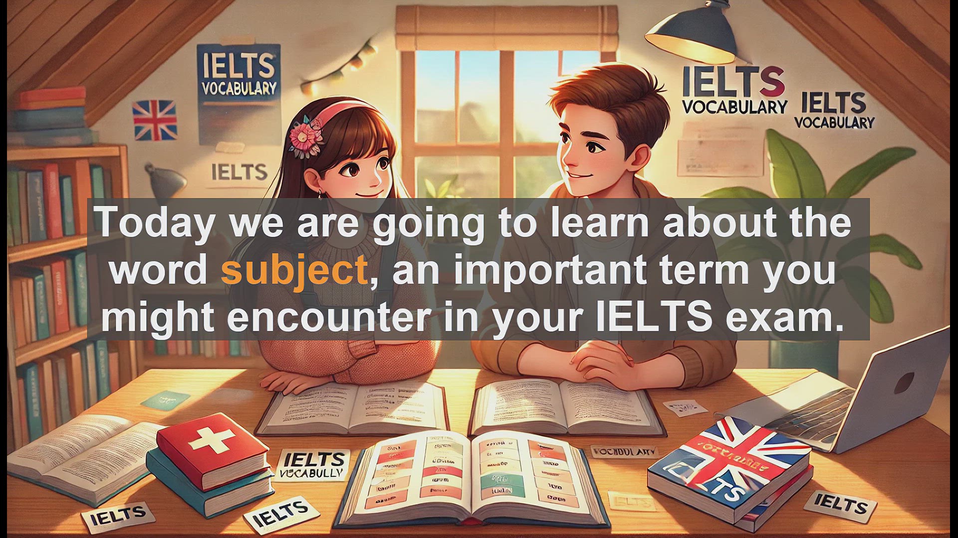 'Video thumbnail for 2500 Must Know IELTS 5.5 Vocabulary - Understanding 'Subject': Key Word for IELTS Success'
