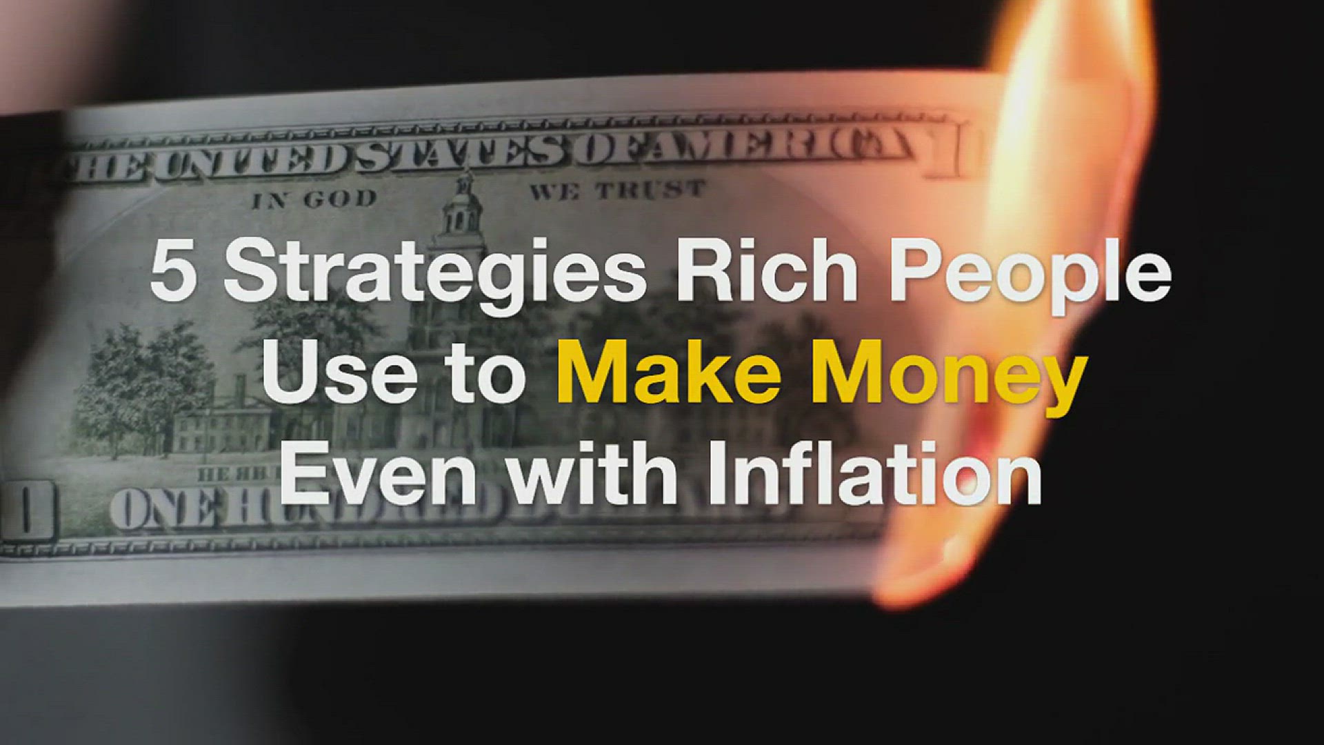 'Video thumbnail for 5 Strategies Rich People Use to Make Money Even with Inflation'