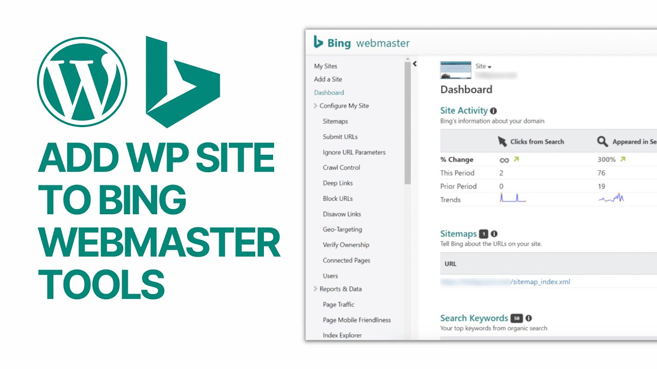 'Video thumbnail for How to Add Your WordPress Website to Bing Webmaster Tools For Free_ Easy Without Coding'