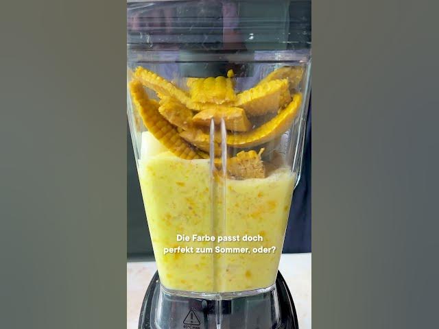 'Video thumbnail for Erfrischend an heißen Sommertagen 🧊🌽 #shorts #mittagessen #gazpacho #suppe #sommerrezepte #rezept'