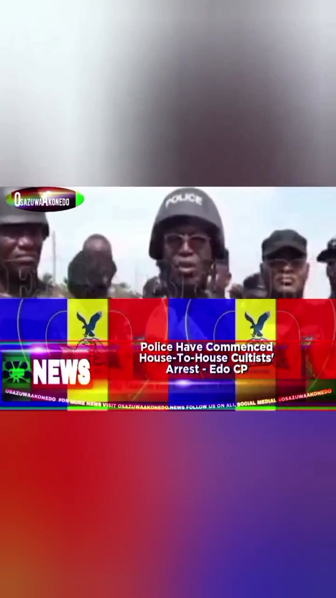 Video thumbnail for Police Have Commenced House-To-House Cultists' Arrest - Edo CP