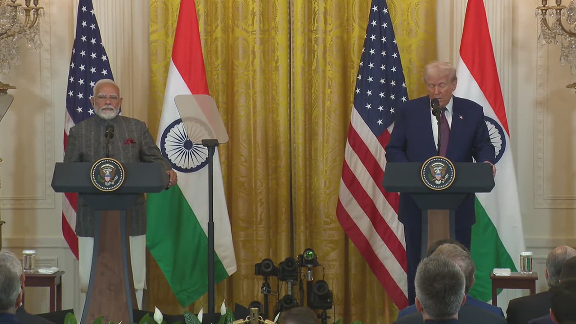 'Video thumbnail for Trump & Modi’s Key Discussion: Highlights from the Press Conference!'