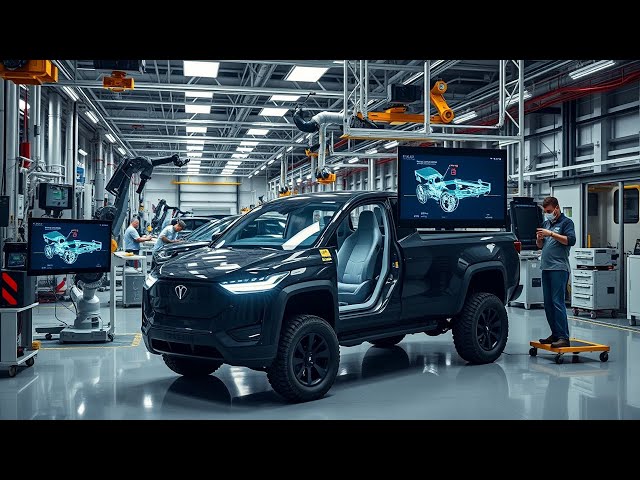 Video thumbnail for TESLA Cybertruck US Factory๐ | Inside Secret Billion $ Gigafactory | Crash Test Analysis ๐ฅ